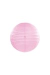Lampion gömb papír 25cm világos rózsaszín