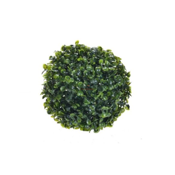 Selyemvirág Buxus gömb műanyag 27cm zöld