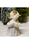 Angyal álló poly 10x8x16,5 cm fehér, arany 2 féle karácsonyi figura