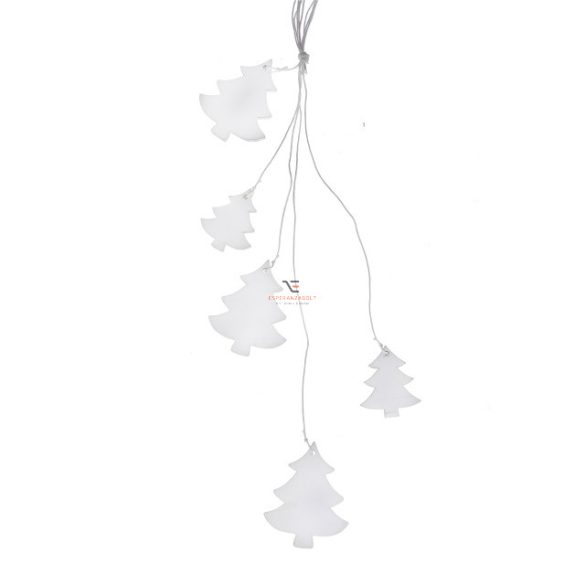 Fenyő akasztós fa 50cm fehér fa karácsonyfadísz