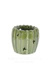 Mécsestartó kaktusz alakú porcelán 10X9,5cm zöld