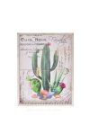 Képkeret csipesszel,kaktuszos fa 40x30x3,5cm
