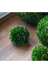 Selyemvirág Buxus gömb műanyag 18cm zöld