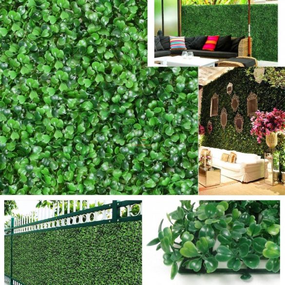 Zöld fal, buxus HD, élethű 40x60cm zöld toldható