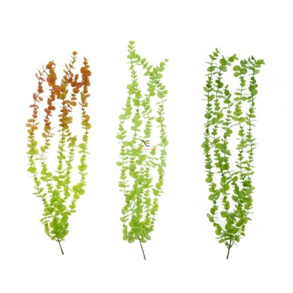 Futó növény műanyag 80cm 3féle, s.zöld,zöld,rozsda őszi dísz