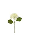 Selyemvirág Hortenzia műanyag 49cm fehér őszi dísz