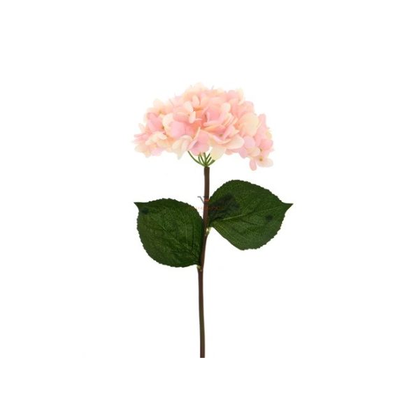 Selyemvirág Hortenzia műanyag 56cm rózsaszín