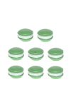 Macaron közepes poly 2,4x1,3x2,9cm zöld 8 db-os szett