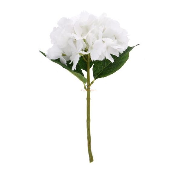 Selyemvirág Hortenzia 36cm fehér