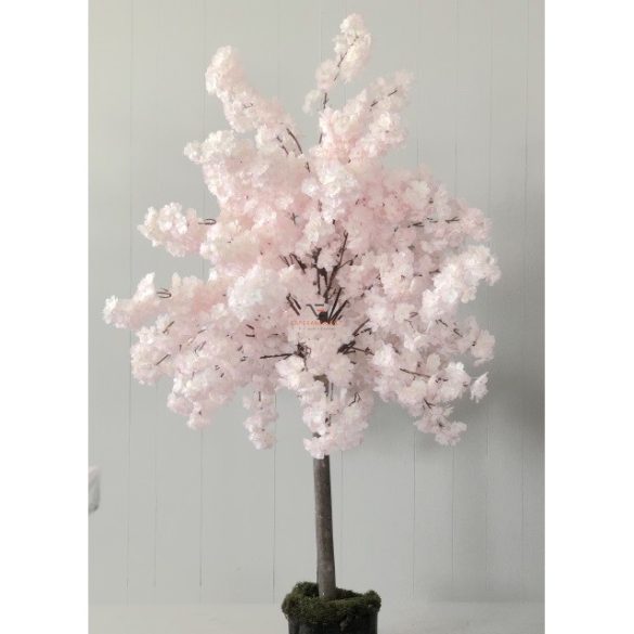 Élethű Cseresznyefa kaspóban 1,8m rózsaszín