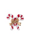 Nyalóka öntapadós poly 2,3x2,5x0,8cm fehér,piros 8 db / szett karácsonyi dekorációs kellék