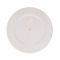 Tányér kerek műanyag 22x22x2cm fehér
