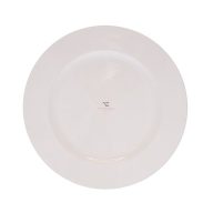Tányér kerek műanyag 33x33x2cm fehér