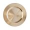 Tányér kerek műanyag 28x28x2cm fényes arany
