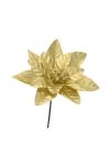 Mikulásvirág betűzős textil 25cm arany