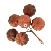   Tök csokorban betűzős hungarocell 3, 2x10 cm narancs, barna