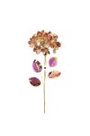 Hortenzia fényes polyester 60x20x20 cm rosegold