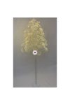 Fa virágos 2016 LED világítással melegfehér elektromos műanyag 210 cm fehér