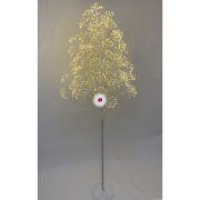   Fa virágos 2016 LED világítással melegfehér elektromos műanyag 210 cm fehér
