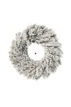 Koszorú havas műanyag 48 cm