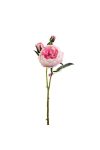 Selyemvirág rózsa szálas 67 cm rózsaszín