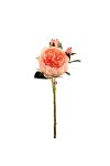 Selyemvirág rózsa szálas 67 cm barack