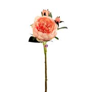 Selyemvirág rózsa szálas 67 cm barack