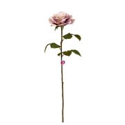 Selyemvirág kerti rózsa szálas 67 cm lila