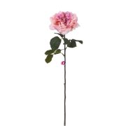 Selyemvirág rózsa szálas 65 cm barack