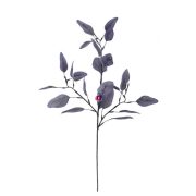 Selyemvirág leveles ág 60 cm lila