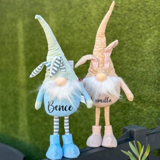 XL Egyedi, névre szóló Tavaszi manó gyerekeknek, áló, fiús és lányos kivitelben