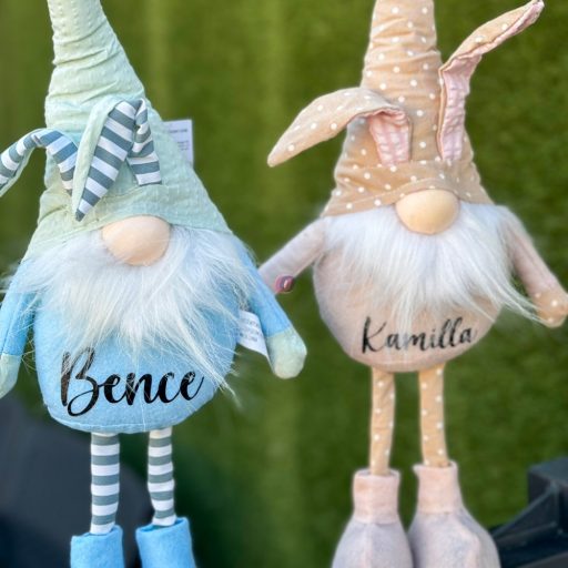 XL Egyedi, névre szóló Tavaszi manó gyerekeknek, áló, fiús és lányos kivitelben