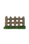 Tündérkert kerítés poly 5,6x1,2x3,3cm barna