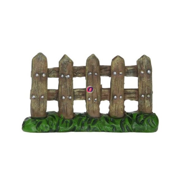 Tündérkert kerítés poly 5,6x1,2x3,3cm barna