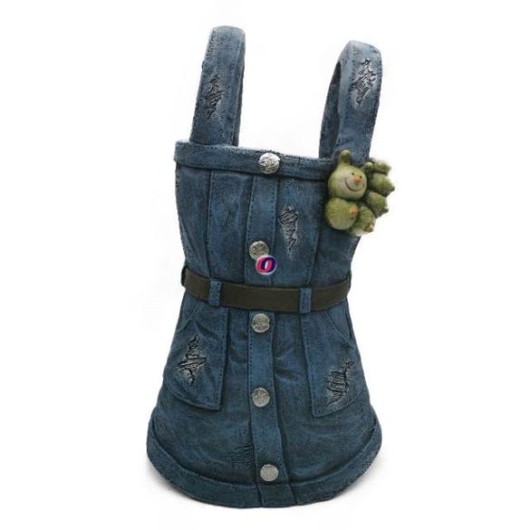 Kerti figura Kaspó farmerruha 44,5 cm