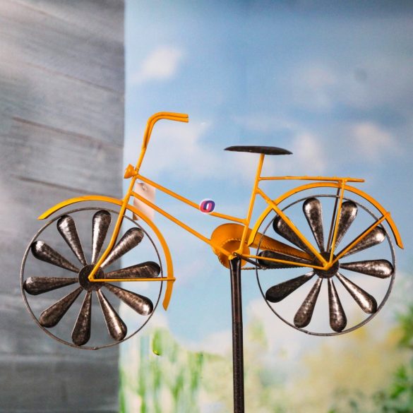 XXL Bicikli kerti figura szélforgós kerékkel