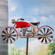   XXL Vintage kerti figura Chopper motor szélforgós kerékkel