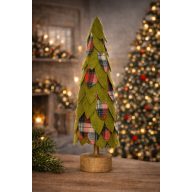 Fenyőfa textil 30cm zöld