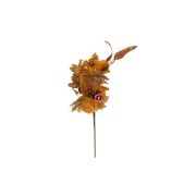 Őszi Ág leveles tökkel 82cm narancssárga