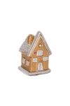 Ház poly 2,1x2x3,4cm barna 4 db-os szett
