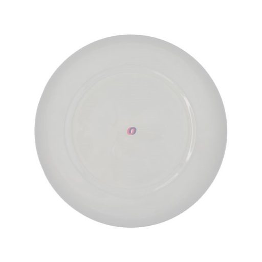 Tányér kerek műanyag 33x33cm fehér