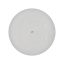 Tányér kerek műanyag 33x33cm fehér