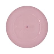 Tányér kerek műanyag 33x33cm rózsaszín
