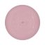 Tányér kerek műanyag 33x33cm rózsaszín