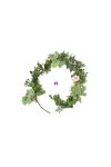 Selyemvirág girland margarétával 150cm zöld, fehér