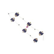 Hal girland pöttyös fa 120cm kék