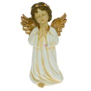   XXL Angyal figura led világítással imádkozó, álló, 31x22x50 cm