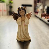   XXL Angyal figura led világítással, álló, 50 cm, műgyanta