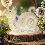 Cuki Csiga Kerti figura natúr 17,5 cm