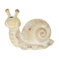Cuki Csiga Kerti figura natúr 17,5 cm